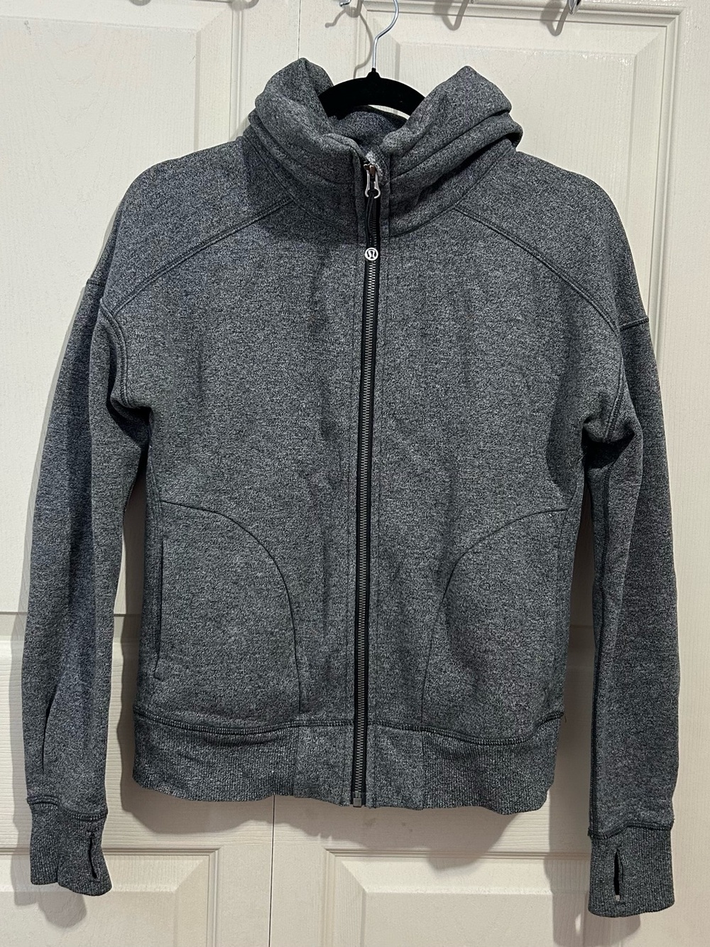 Lululemon Gray Zip-Up Hoodie